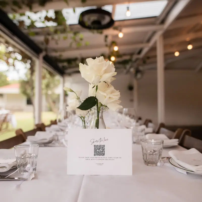 QR Code Gallery - Online Wedding QR Code Photo Gallery by Never Miss Moments