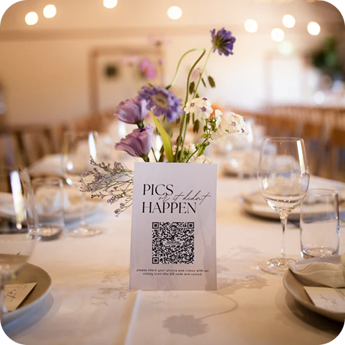 Display your place-card's on the tables at your wedding