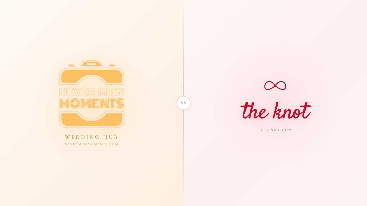 Never Miss Moments Wedding Hub vs. The Knot: An Honest Comparison