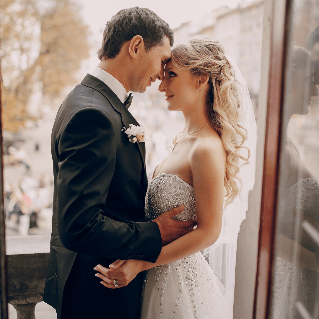 QR code sign for wedding photo collection